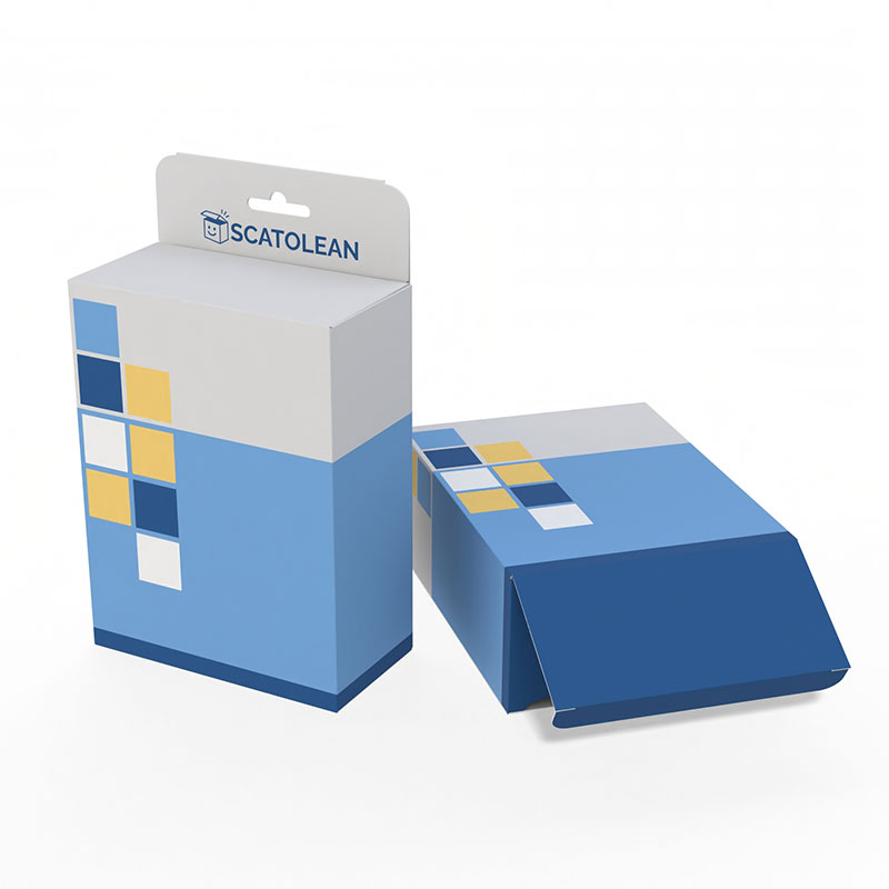 Astuccio con alette e appendino